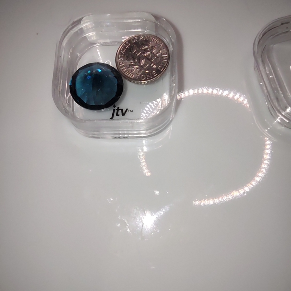 Loose gems blue 17mm JTV - Picture 4 of 6
